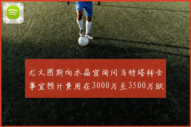 尤文图斯向水晶宫询问马特塔转会事宜预计费用在3000万至3500万欧元之间