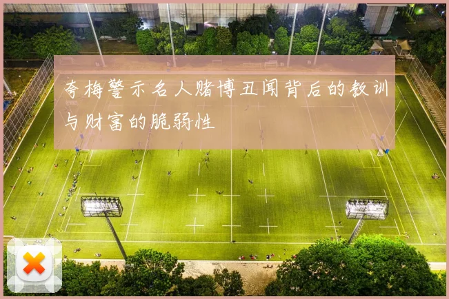 夸梅警示名人赌博丑闻背后的教训与财富的脆弱性